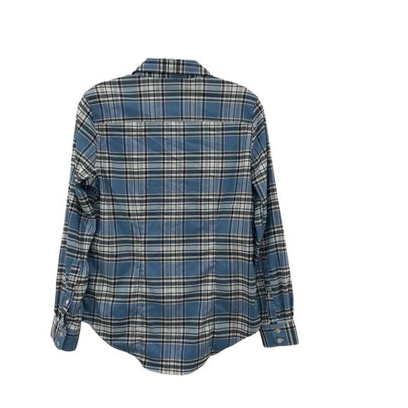 Peter Millar Blue Plaid Short Sleeve Casual Button-Down Shirt Mens Size Small - Picture 2 of 4